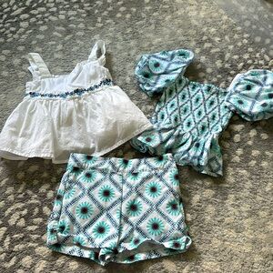 Janie and Jack shirt & shorts set